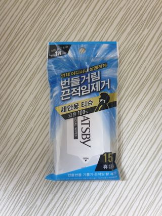 [갸스비] 땀, 유분의 불쾌함을 한 장으로 싹싹 훼이셜 페이퍼 15매 , 바디 페이퍼 30매 2종구성 — 5점을 준 리뷰어가 2021년 5월 올린 사용 사진