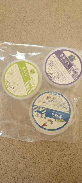 [브레이브퀸] 수제 그릭 요거트 3종세트 플레인 블루베리 청포도 — 5점을 준 리뷰어가 2021년 12월 올린 사용 사진