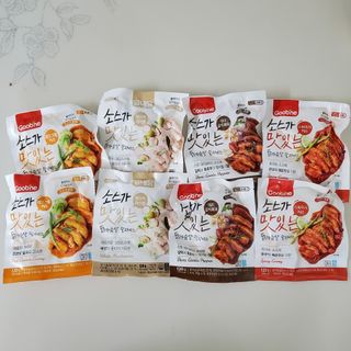 굽네몰 [굽네] 소스가 맛있는 닭가슴살 슬라이스 4종 — 5점을 준 리뷰어가 2021년 4월 올린 사용 사진