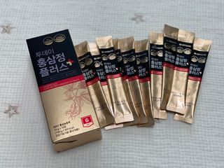 서울약사신협_투데이홍삼정플러스스틱_10g x 30포 — 5점을 준 리뷰어가 2021년 6월 올린 사용 사진