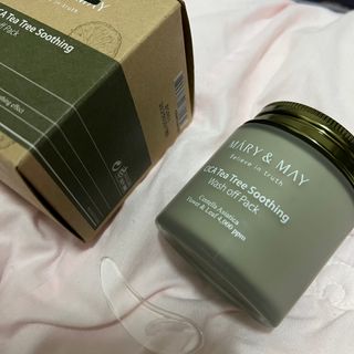 마리엔메이 시카 티트리 수딩 워시오프 마스크팩 125g — 4.5점을 준 리뷰어가 2022년 5월 올린 사용 사진