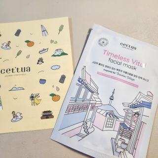세뚜아(Cettua) [세뚜아] 타임리스 바이탈 페이셜 마스크팩  Cettua Timeless  Vital Mask 5매 — 5점을 준 리뷰어가 2024년 5월 올린 사용 사진