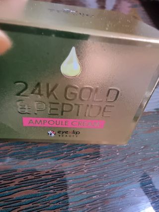 아이앤립 / EYENLIP 아이앤립 24K 골드 N 펩타이드 앰플 크림 — 4.5점을 준 리뷰어가 2021년 3월 올린 사용 사진