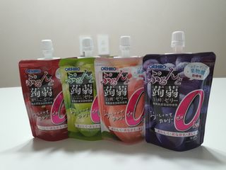 ORIHIRO 오리히로 곤약젤리 제로칼로리 130g 4종 4팩(맛별로 1팩씩) — 5점을 준 리뷰어가 2023년 2월 올린 사용 사진