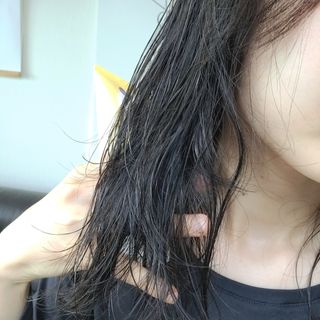 ★N쇼핑 헤어팩 1위★ 리하 에그 화이트 극손상 무실리콘 트리트먼트 헤어팩 — 5점을 준 리뷰어가 2022년 6월 올린 사용 사진