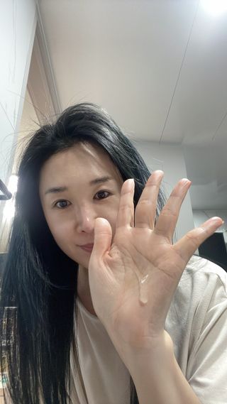 라쿰 북해도 헤어퍼퓸 (헤어에센스/오일) 100ml — 4.5점을 준 리뷰어가 2023년 4월 올린 사용 사진
