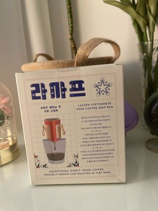 라까프 베트남 핀 커피 드립백 7개입 — 4점을 준 리뷰어가 2022년 9월 올린 사용 사진