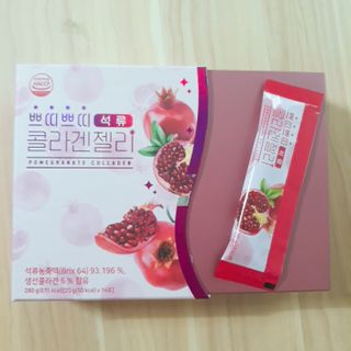 헬스업_쁘띠쁘띠석류콜라겐젤리_20g x 14포 — 5점을 준 리뷰어가 2021년 1월 올린 사용 사진
