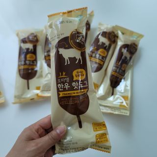 오마뎅 한우핫도그 — 5점을 준 리뷰어가 2021년 5월 올린 사용 사진
