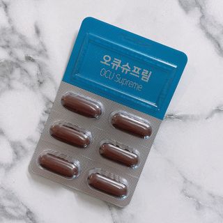 뉴트리션팩토리 비타프렙 오큐슈프림 루테인 오메가3 1050mg — 5점을 준 리뷰어가 2021년 6월 올린 사용 사진