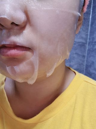 에이스노 레스큐 이미디에이트 수딩 시트마스크 — 4점을 준 리뷰어가 2021년 11월 올린 사용 사진