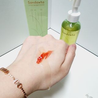 스킨큐어 산다화 순한 클렌징 동백 오일 200ml — 5점을 준 리뷰어가 2023년 4월 올린 사용 사진