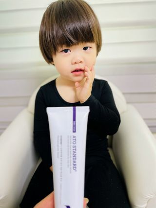 아토스탠다드 베이비크림 — 4.5점을 준 리뷰어가 2021년 1월 올린 사용 사진