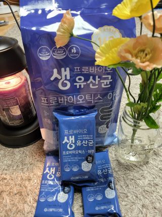 서울약사신협_프로바이오 생유산균 2.5g 160포 — 5점을 준 리뷰어가 2021년 7월 올린 사용 사진