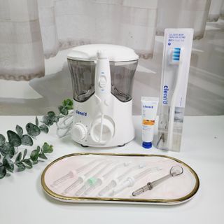 주식회사 클린디 [클린디] 양치 후 남은 이물질, 물치실로 완벽 제거 🦷 구강세정기 세트 [맞춤 칫솔 + 치약 포함] — 5점을 준 리뷰어가 2022년 1월 올린 사용 사진