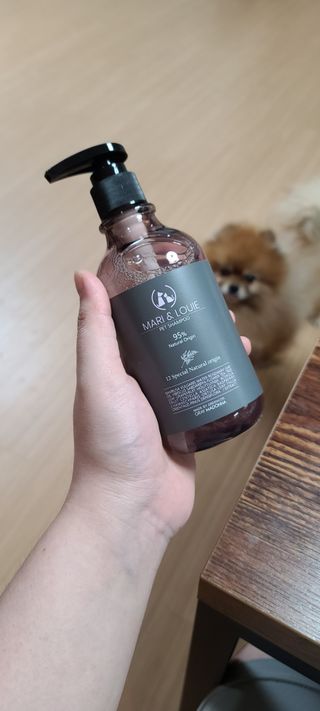 마리앤루이펫샴푸 [mari and louie pet shampoo] — 5점을 준 리뷰어가 2021년 5월 올린 사용 사진