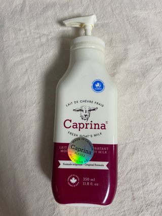 카프리나 프레쉬 산양밀크 모이스춰라이징 바디로션 350ml(오리지널향) — 4.5점을 준 리뷰어가 2022년 12월 올린 사용 사진