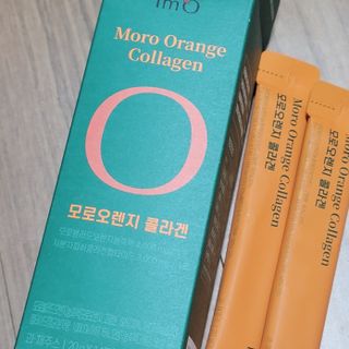 아임오 모로오렌지 콜라겐 1box (14포) — 5점을 준 리뷰어가 2023년 3월 올린 사용 사진