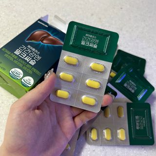 [경남제약헬스케어] 케어플러스 간건강엔 밀크씨슬 500mg 60정/2개월분/비타민B 5종+세레늄 — 5점을 준 리뷰어가 2024년 1월 올린 사용 사진