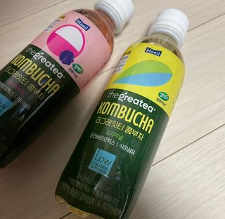 더그레잇티 콤부차 [매일유업] 더그레잇티 44kcal 콤부차 300ml *12개입 (오리지널 6개+베리리치 6개) — 5점을 준 리뷰어가 2023년 8월 올린 사용 사진