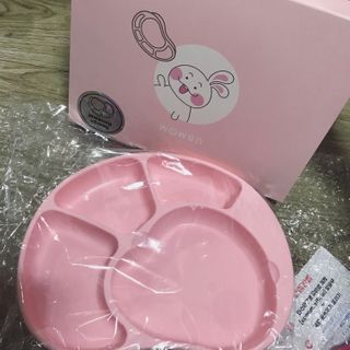 유비맘 캐릭터 실리콘 흡착 식판_색상 랜덤발송 — 5점을 준 리뷰어가 2020년 12월 올린 사용 사진