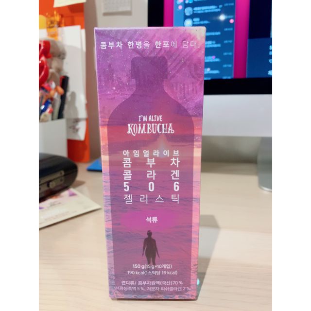 아임얼라이브 콤부차 콜라겐 506 스틱젤리 석류 리뷰 사진