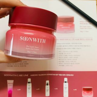 SOONWITH 바이오 수퍼 아쿠아 하이드로 젤 크림 — 2점을 준 리뷰어가 2021년 5월 올린 사용 사진