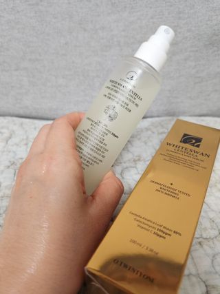 오투에니원 화이트스완 센텔라 루미너스 미스트 세럼 100ml — 5점을 준 리뷰어가 2023년 3월 올린 사용 사진