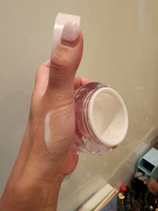 프리마인 바르기만 하면 철벽 스킨케어+24시간 마스크팩 효과. 셀라브 리제너레이팅 시스템 부스터+크림 세트 — 5점을 준 리뷰어가 2023년 8월 올린 사용 사진