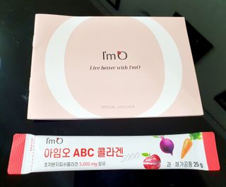 아임오 ABC 콜라겐 젤리 14포 — 5점을 준 리뷰어가 2021년 10월 올린 사용 사진