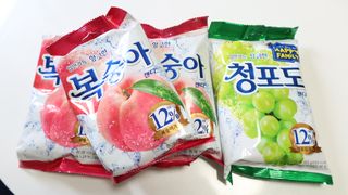 청포도캔디 복숭아캔디 — 5점을 준 리뷰어가 2022년 11월 올린 사용 사진
