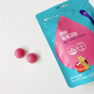 푸름웰니스 라바 쑥쑥구미 36g — 5점을 준 리뷰어가 2022년 4월 올린 사용 사진
