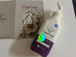 [카프리나]프레쉬 산양밀크 어메이징 바디로션 350ml (시어버터 향) — 5점을 준 리뷰어가 2023년 6월 올린 사용 사진
