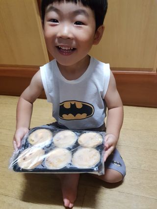 디앙뜨 포르투갈 에그타르트 오리지널 맛+패션후르츠 맛 중 택1 — 4점을 준 리뷰어가 2021년 7월 올린 사용 사진