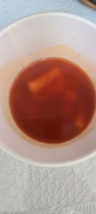 유비쿡 컵떡볶이 매운컵떡볶이2개/ 짜장컵떡볶이 2개  총 4개세트 — 5점을 준 리뷰어가 2021년 2월 올린 사용 사진