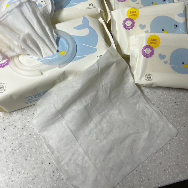 고래를 구하는 물티슈 리뷰 사진