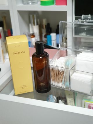 스킨큐어 산다화 비타민c 화이트닝 토너 150ml — 5점을 준 리뷰어가 2021년 12월 올린 사용 사진