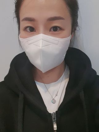 [푸름웰니스] KF94 비움 마스크 - 화이트 — 5점을 준 리뷰어가 2021년 3월 올린 사용 사진