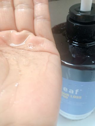 달리프 진저 베러 퍼퓸 탈모 완화 샴푸 1000ml 향 3종 — 5점을 준 리뷰어가 2021년 1월 올린 사용 사진