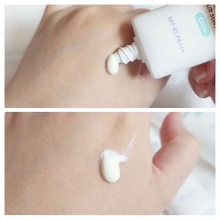 바노바기 코스메틱 바노바기 밀크씨슬 리페어 시카 폼 클렌저 플러스 120ml + 선스크린 플러스 50ml — 5점을 준 리뷰어가 2023년 7월 올린 사용 사진