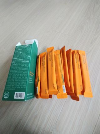아임오 모로오렌지 콜라겐 1box (14포) — 5점을 준 리뷰어가 2023년 3월 올린 사용 사진