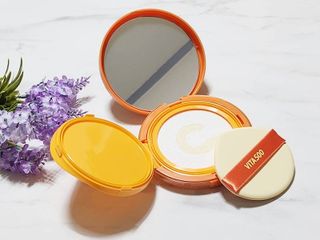 광동생활건강 MF[광동] 비타500✨주름개선·미백·SPF50+🌞퍼펙트쉴드 빅 선쿠션 본품 — 5점을 준 리뷰어가 2024년 5월 올린 사용 사진