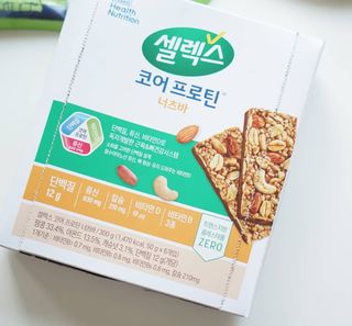 셀렉스스포츠 셀렉스 코어 프로틴 너츠바 50g 6개입 + Slim 25 스타터키트 — 5점을 준 리뷰어가 2021년 6월 올린 사용 사진
