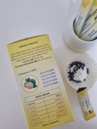 신보웰빙 마이톡스 깔라만시환 1박스/28포 — 5점을 준 리뷰어가 2023년 6월 올린 사용 사진