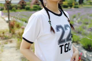 더그린랩 WOMEN SPORTY 22 CROP SHORT SLEEVE — 5점을 준 리뷰어가 2023년 6월 올린 사용 사진