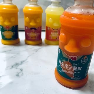 탐라원 제주의 맛, 몬딱주스 4종세트 - 한라봉몬딱주스, 천혜향몬딱주스, 청귤에이드, 당근몬딱주스 — 5점을 준 리뷰어가 2021년 8월 올린 사용 사진