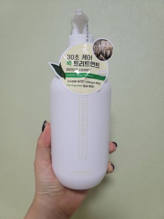 멈칫(MUMCHIT) 멈칫 단백질 퀵트리트먼트 — 5점을 준 리뷰어가 2021년 12월 올린 사용 사진