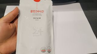 클린24시간 1BOX(5포) + 전용보틀(500ml) — 5점을 준 리뷰어가 2022년 8월 올린 사용 사진