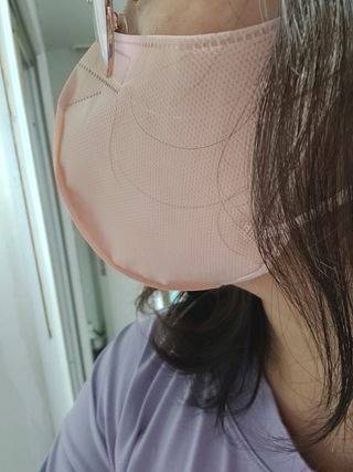[애니가드] 셋업 메베마스크라이트  (대형 4컬러 + 중형 4컬러) — 4점을 준 리뷰어가 2022년 6월 올린 사용 사진