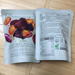딜라이트 프로젝트 원물칩 2종 6ea(비트 믹스칩, 단호박 믹스칩) — 5점을 준 리뷰어가 2022년 4월 올린 사용 사진